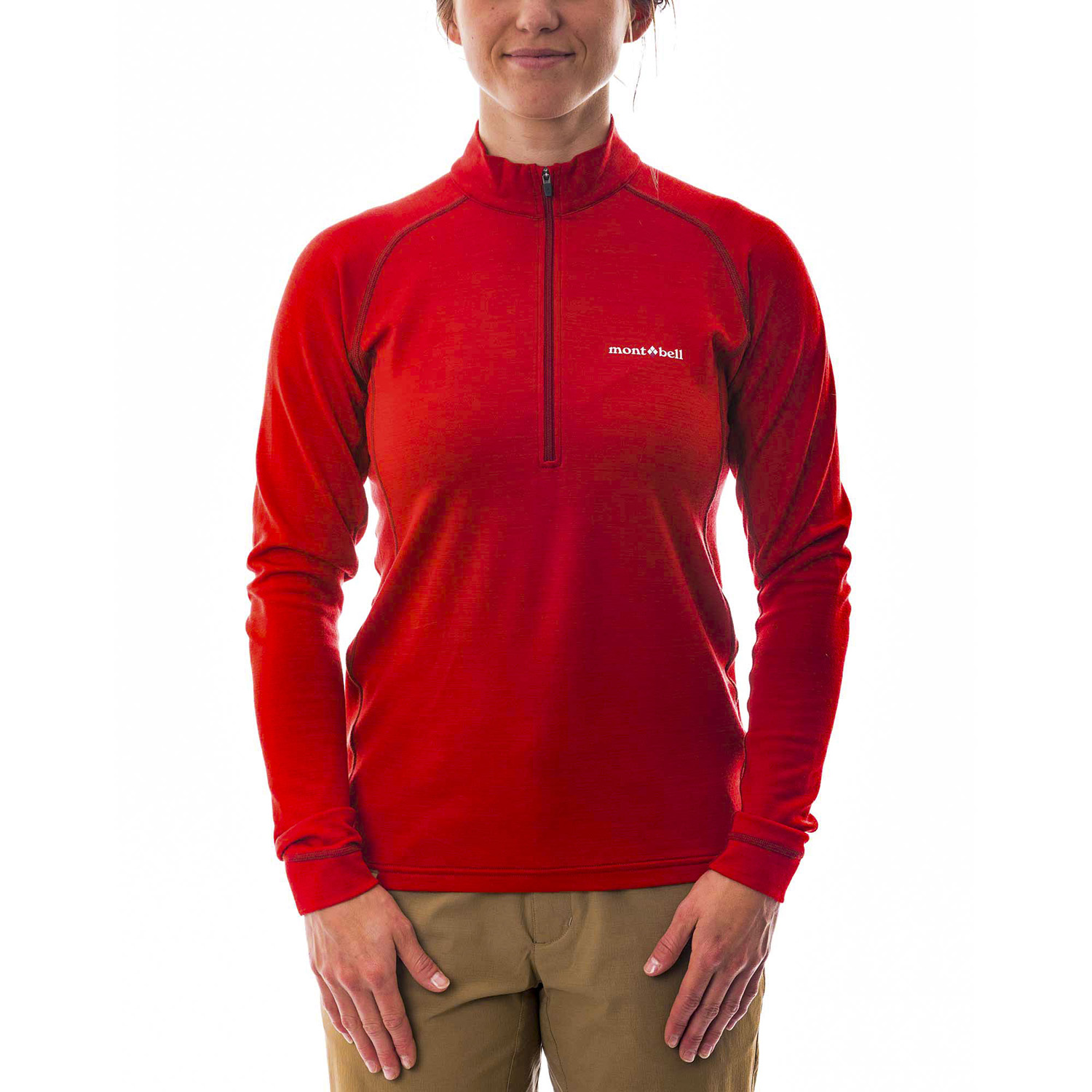 Merino Wool Plus Action Zip Neck Women's (Closeout) | Montbell Euro