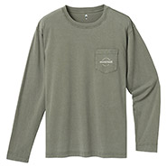 Washed Out Cotton Long Sleeve T Men's