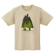 Pear Skin Cotton T Forest and Bear