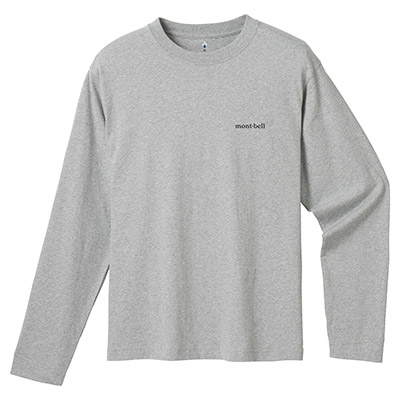 Pear Skin Cotton Long Sleeve T Men's | Montbell Euro